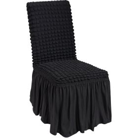 VEVOR Stretch Spandex Folding Chair Covers, Universal Fitted Chair Cover with Skirt, Removable Washable Protective Slipcovers, for Wedding, Holiday