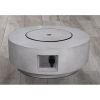 11" H x 30" W Fiber Reinforced Concrete Propane/Natural Gas Outdoor Fire Pit Table with Lid