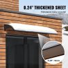 VEVOR Window Door Awning Canopy, 120" x 40" Door Canopy Exterior, UF50+ PC Sunshade Sheet Awnings, Outdoor Patio Awning Sun Shade, Transparent