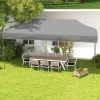 Outsunny 10' x 20' Pop Up Canopy Tent, Instant Sun Shelter with 3-Level Adjustable Height