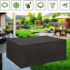 420D Durable Patio Furniture Covers: Tear - Resistant, UV & Snow Protection. Ideal for Rectangular Outdoor Table & Chair Sets