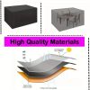 420D Durable Patio Furniture Covers: Tear - Resistant, UV & Snow Protection. Ideal for Rectangular Outdoor Table & Chair Sets
