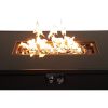 25'' H x 42'' W Steel Outdoor Fire Pit Table with Lid