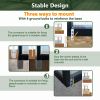 8' x 12' Outdoor greenhouse, heavy duty polycarbonate greenhouse, large walk-in greenhouse with double doors and two ventilation windows