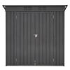 6 x 4 ft Outdoor Storage Shed, All Weather Tool Shed for Garden, Backyard, Lawn, Black