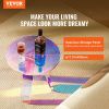 VEVOR Round Iridescent Side Table, Acrylic End Table, Clear Rainbow Acrylic Coffee Table for Drink, Food, Snack used in Living Room, Bedroom