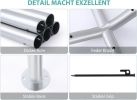 12*20 Heavy Duty Carport Canopy - Extra Large Portable Car Tent Garage with Adjustable Peak Height from 9.5ft to 11ft,Metal Roof &Side Walls for Car