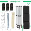 10'x20' Pop Up Canopy Tent with 6 Sidewalls, Ez Pop Up Outdoor Canopy for Parties, Waterproof Commercial Tent with 3 Adjustable Heights, Carry Bag