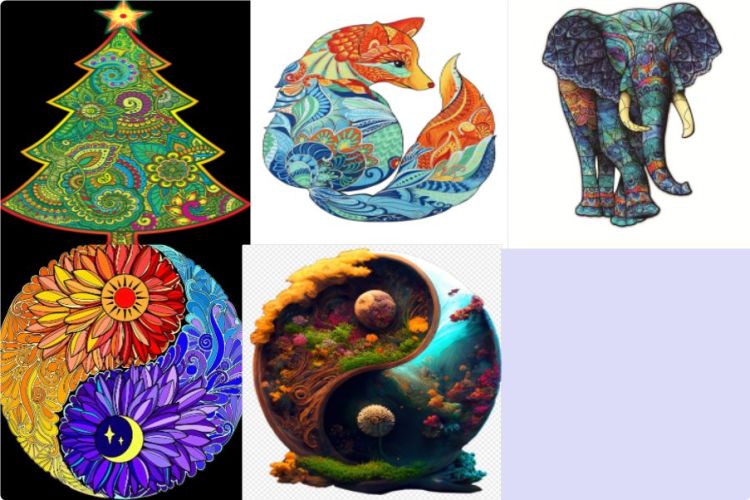 Each Piece Is Animal Shaped Christmas Gift Colorful Elephant Turtle Wooden Jigsaw Puzzles