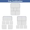Outdoor Patio Furniture Set Daybed Sunbed with Retractable Canopy Conversation Set Wicker Furniture